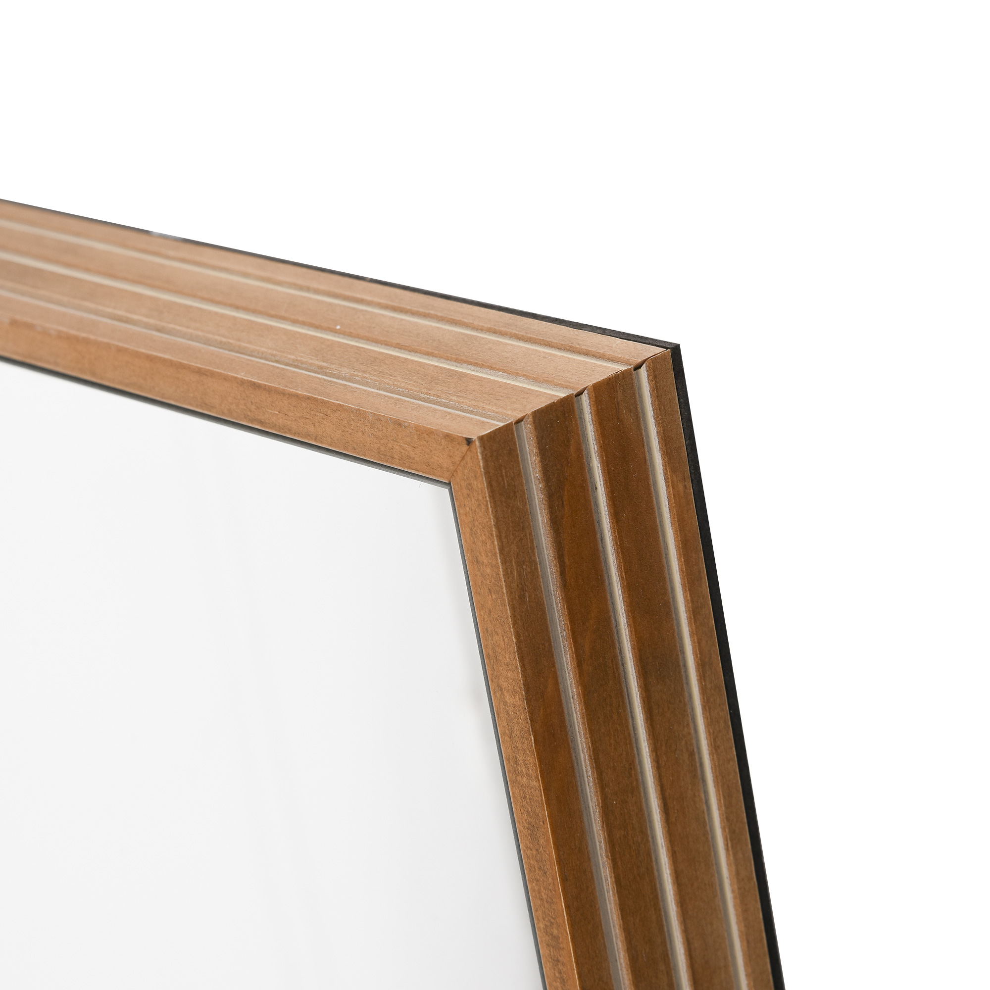 Wandspiegel, hoch, Kiefernholzrahmen, 45L x 125H x 4,8T cm