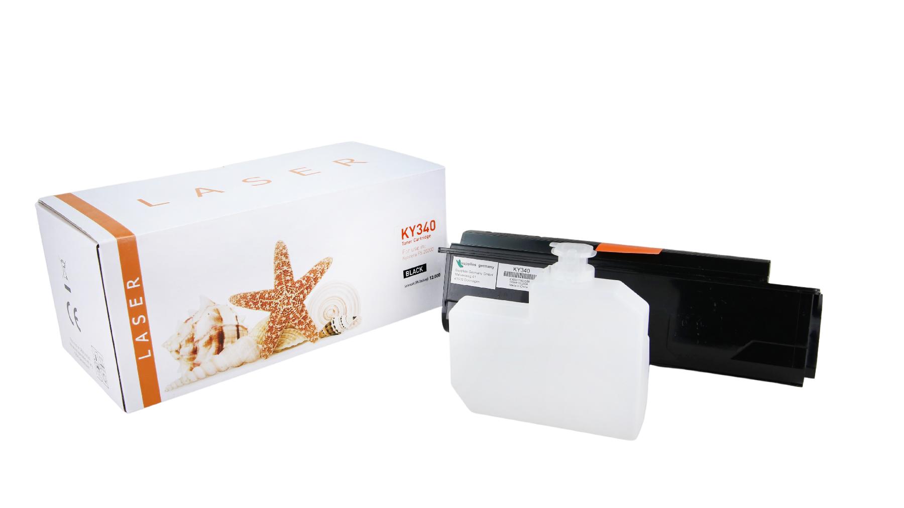 TK340 alternativ Toner black für Kyocera  / TK340 / 12.000 Seiten