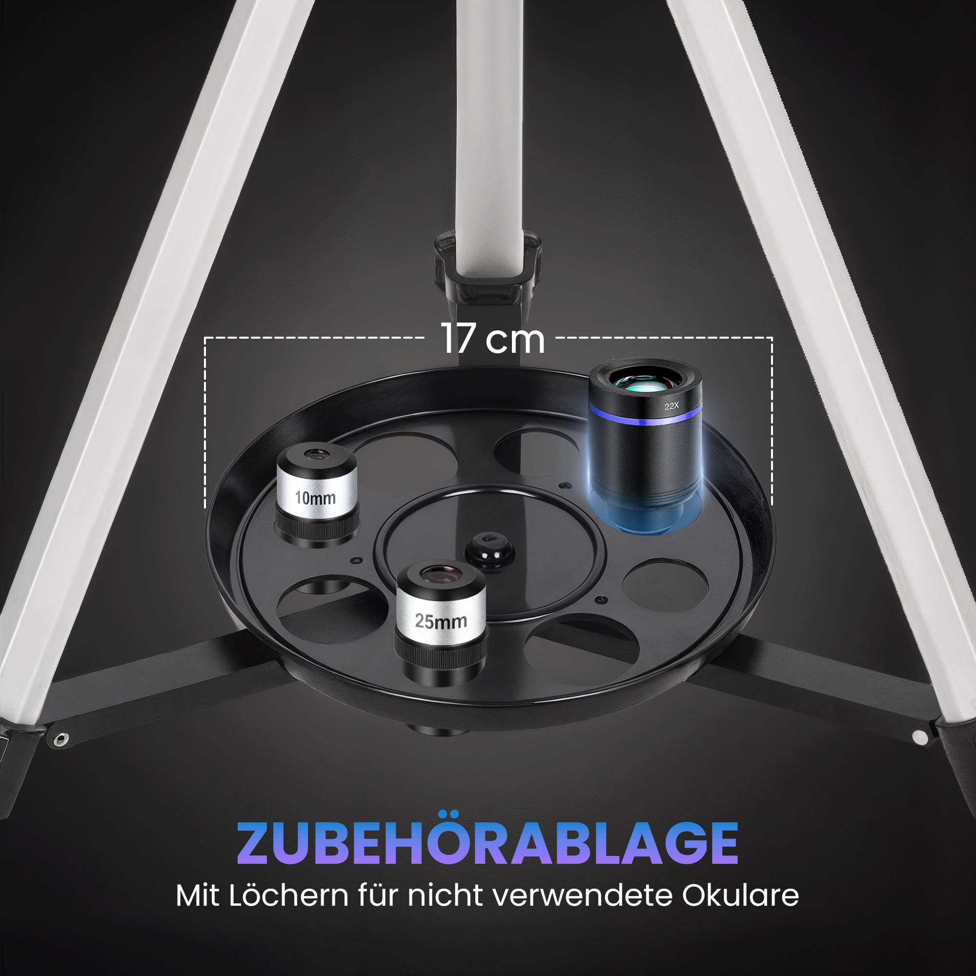 Teleskop für Astronomie Anfänger Erwachsene 70mm Aperture 400mm AZ Mount Astronomisches Refraktor mit Stativ