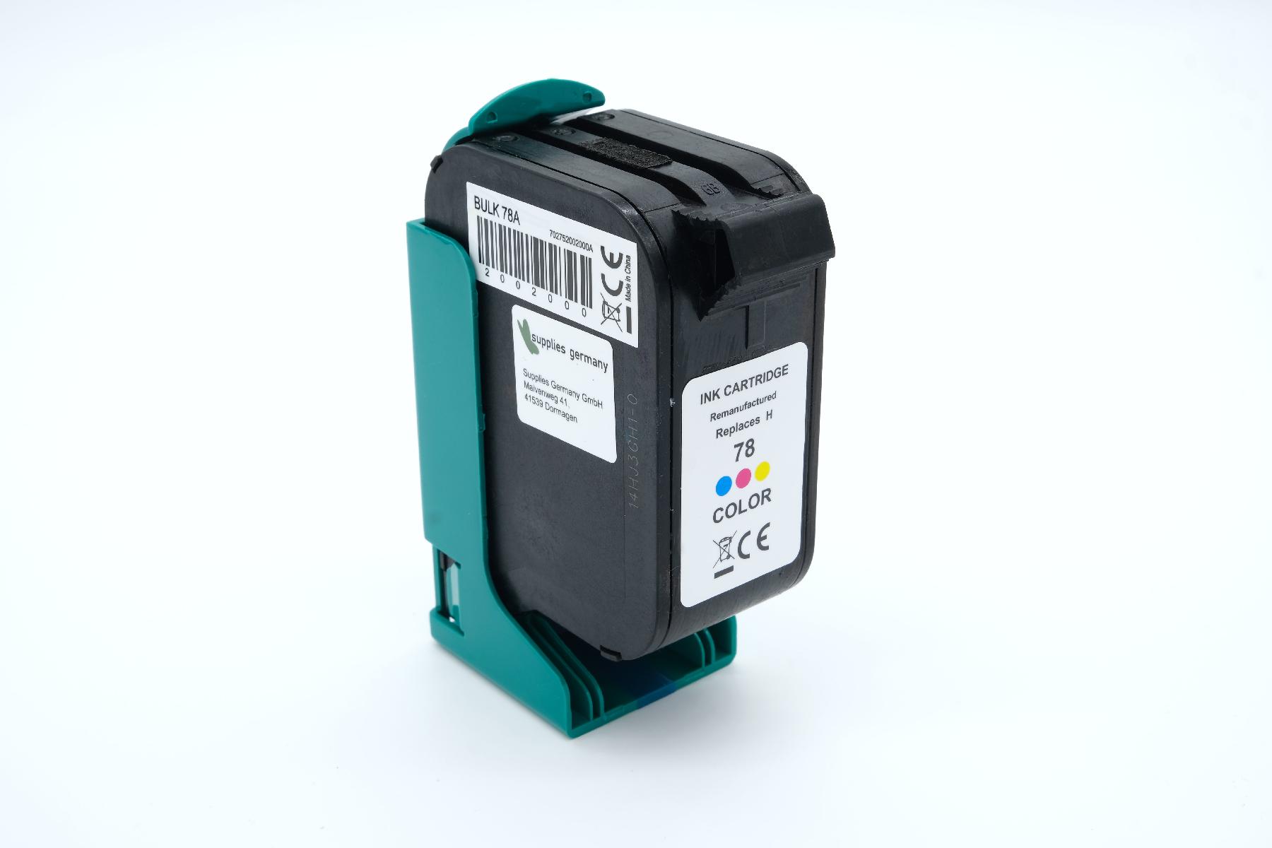 78A alternativ Tinte Color für HP / C6578A / 39ml