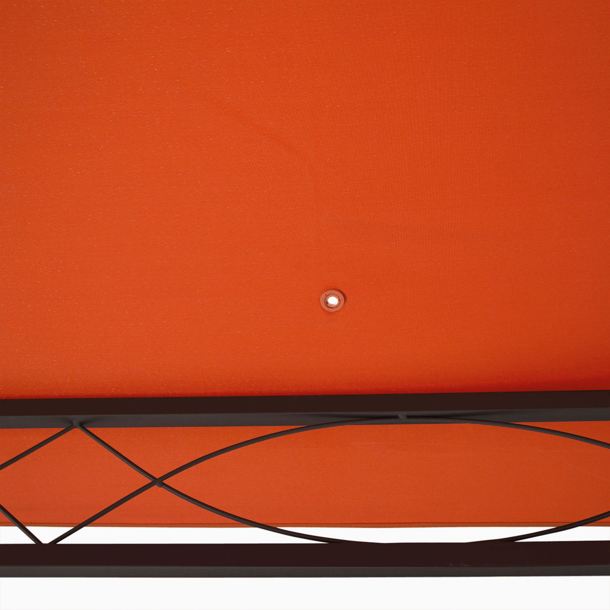 Ersatzdach für Gartenpavillon, Polyester, 2,98 x 2,95 m, Orange