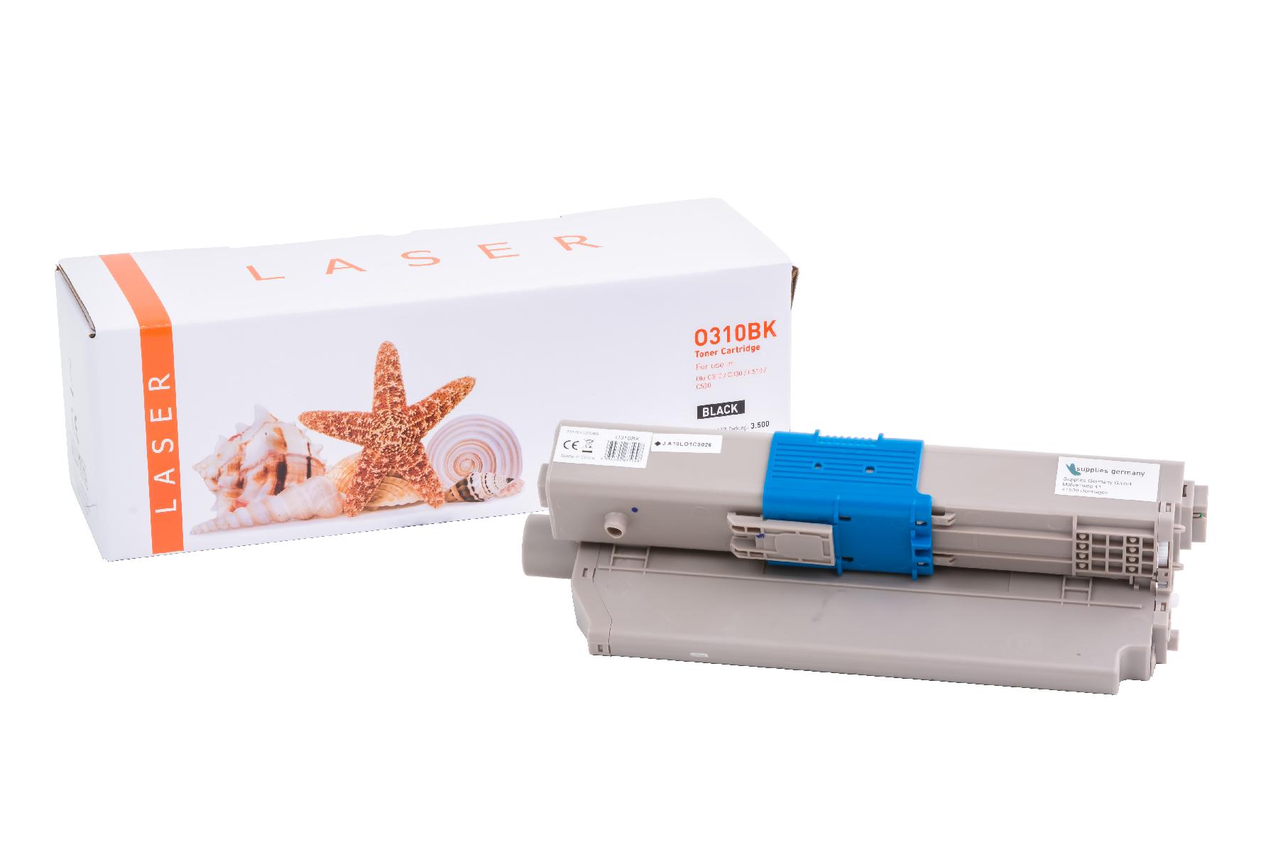 C310BK alternativ Toner black OKI / 44469803 / 3.500 Seiten C310BK alternativ Toner black OKI / 44469803 / 3.500 Seiten