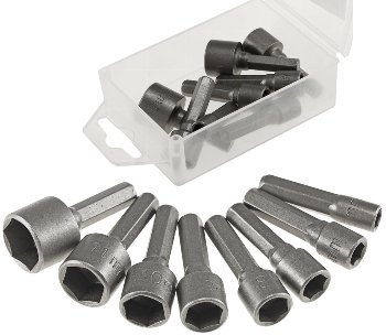 Bitsatz "Steckschlüssel", 8-teilig - 5, 6, 7, 8, 9, 10, 11, 13mm Bitsatz "Steckschlüssel", 8-teilig - 5, 6, 7, 8, 9, 10, 11, 13mm