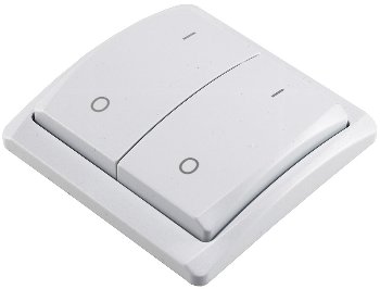 Funk-Wandsender Duo für "Pilota Casa" / 433,92MHz, max. 70m, Batterie A23