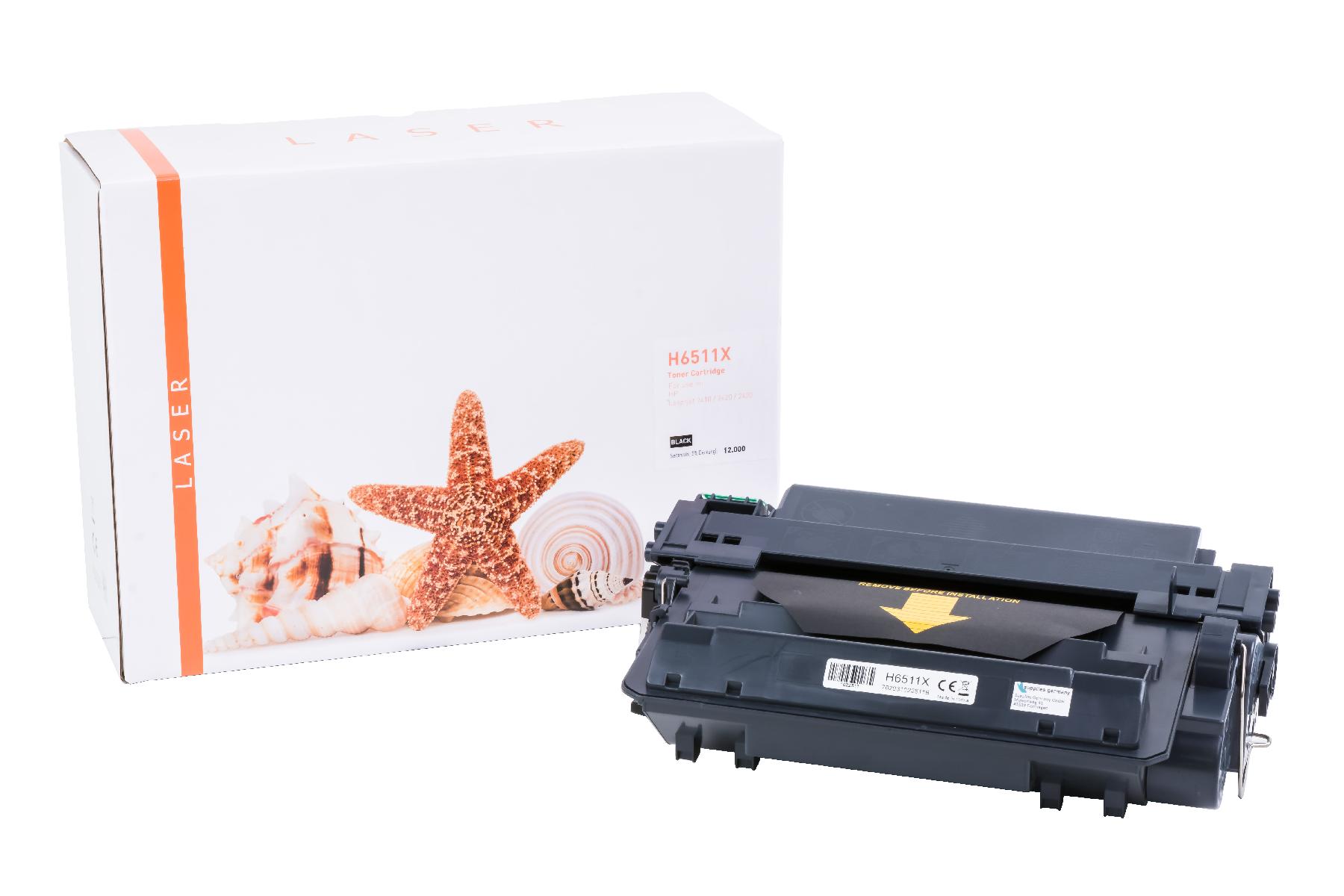 Q6511X alternativ Toner black für HP / Q6511X / 12.000 Seiten