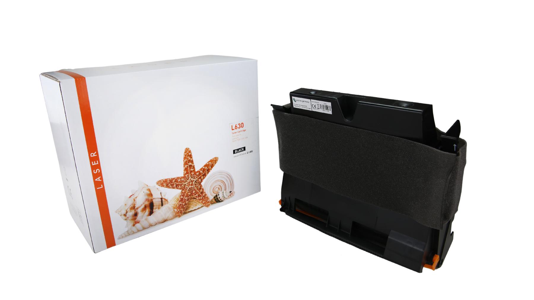 T630 alternativ Toner schwarz für Lexmark / A7462 / 21.000 Seiten