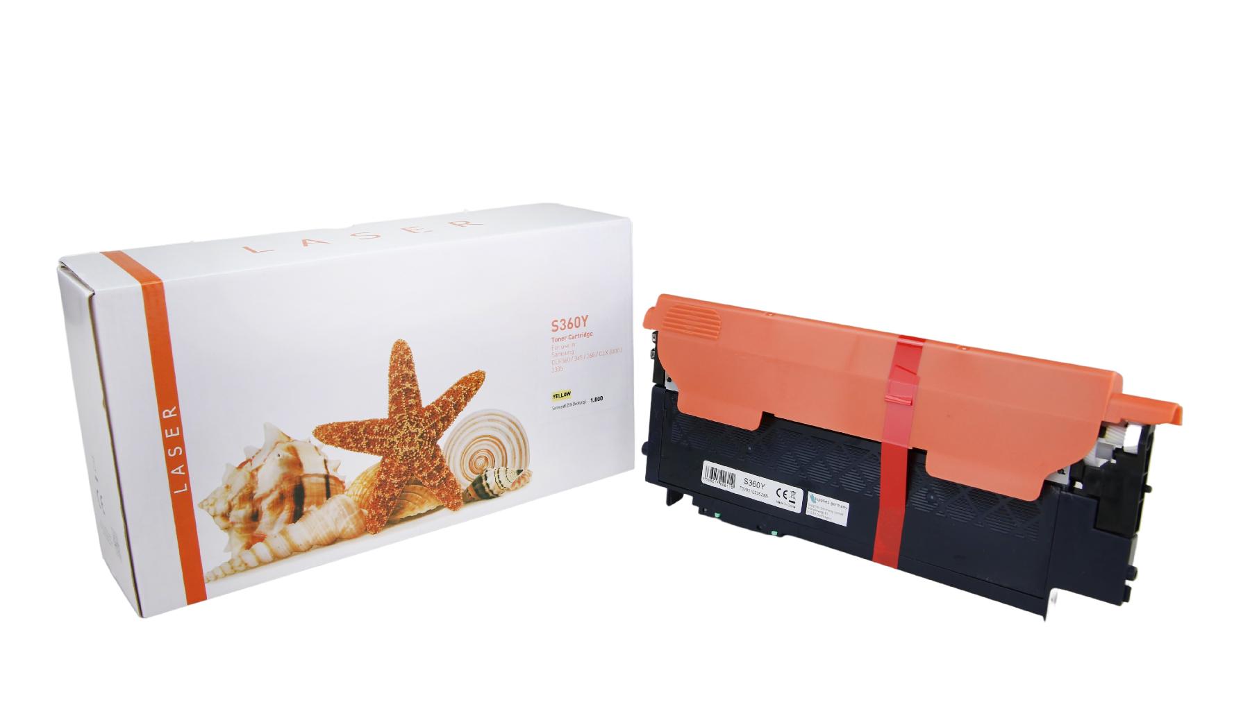 CLP360Y alternativ Toner yellow Samsung / CLTY406S/ELS / 1.000 Seiten CLP360Y alternativ Toner yellow Samsung / CLTY406S/ELS / 1.000 Seiten