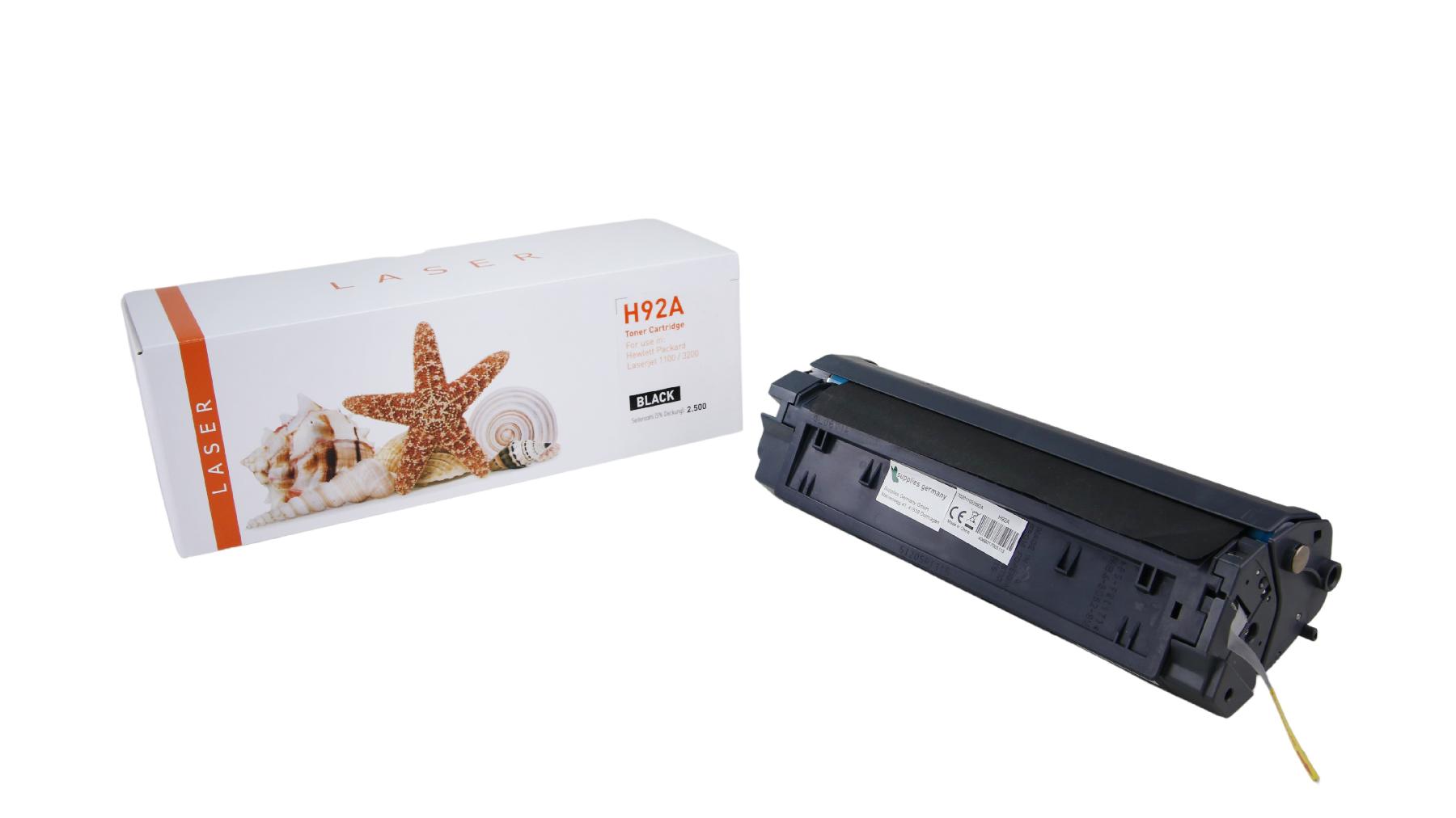92A alternativ Toner schwarz für HP / C4092A / 2.500 Seiten 92A alternativ Toner schwarz für HP / C4092A / 2.500 Seiten