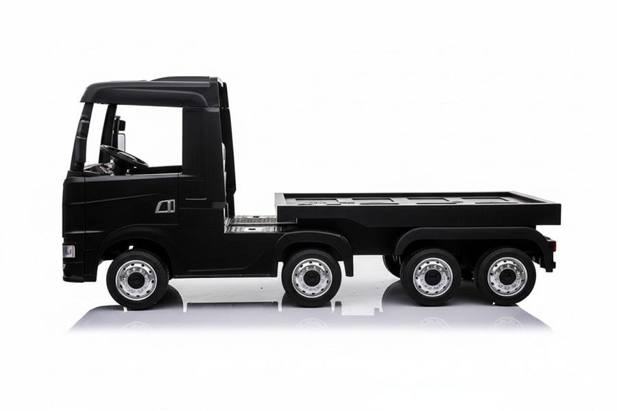 Kinderfahrzeug SCANIA R Series 4 Motoren - mit Hänger - schwarz