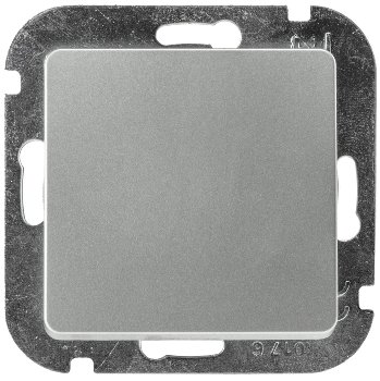 DELPHI Wechsel-Schalter, UP, silber, 250V~/ 10A, Steckanschluss, ohne Rahmen