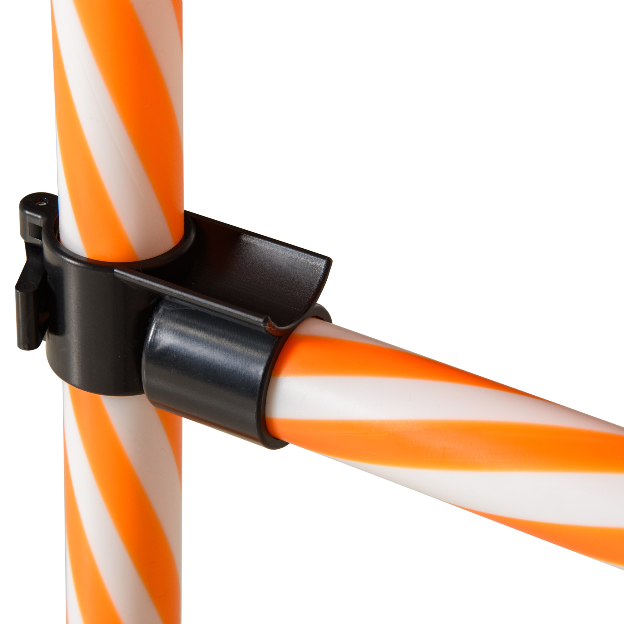 Agility Set Hunde, 6tlg. Agility-Ausrüstungs-Set mit Flechtstangen, Pfeife, Hundetraining Zubehör mit Tragetasche, für Park, Garten, Orange