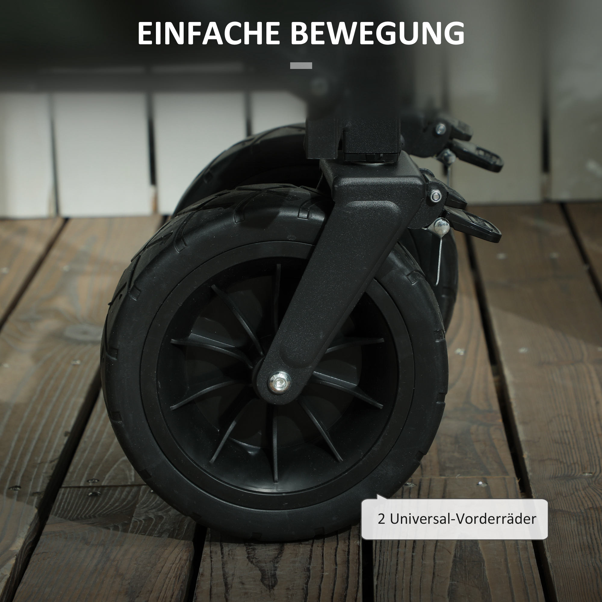 Gartenwagen 120 kg belastbar, klappbar Transportwagen mit herausnehmbare Plane, Griff, Rädern 95 Liter Grün