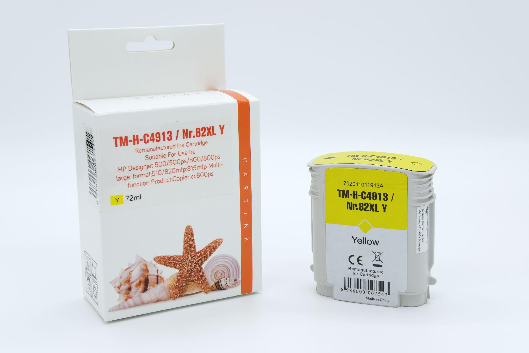C4913 Refill Tinte yellow für HP / C4913A / 69ml