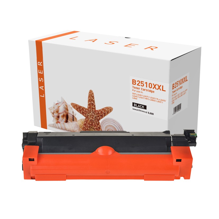 TN2510XXL alternativ Toner black für Brother / TN2510XXL / 5.000 Seiten