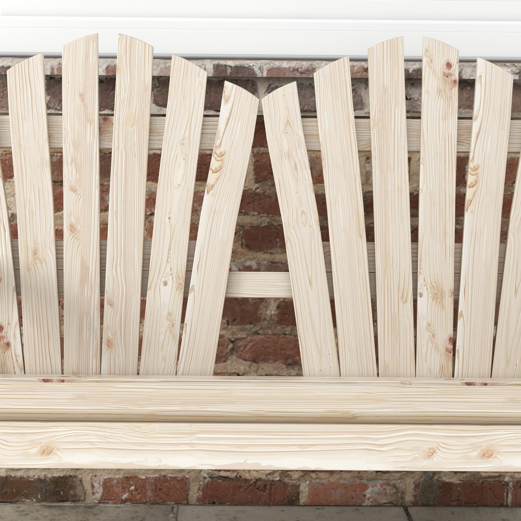 Gartenbank, Wagenrad-Design, für 2 Personen, Naturholz
