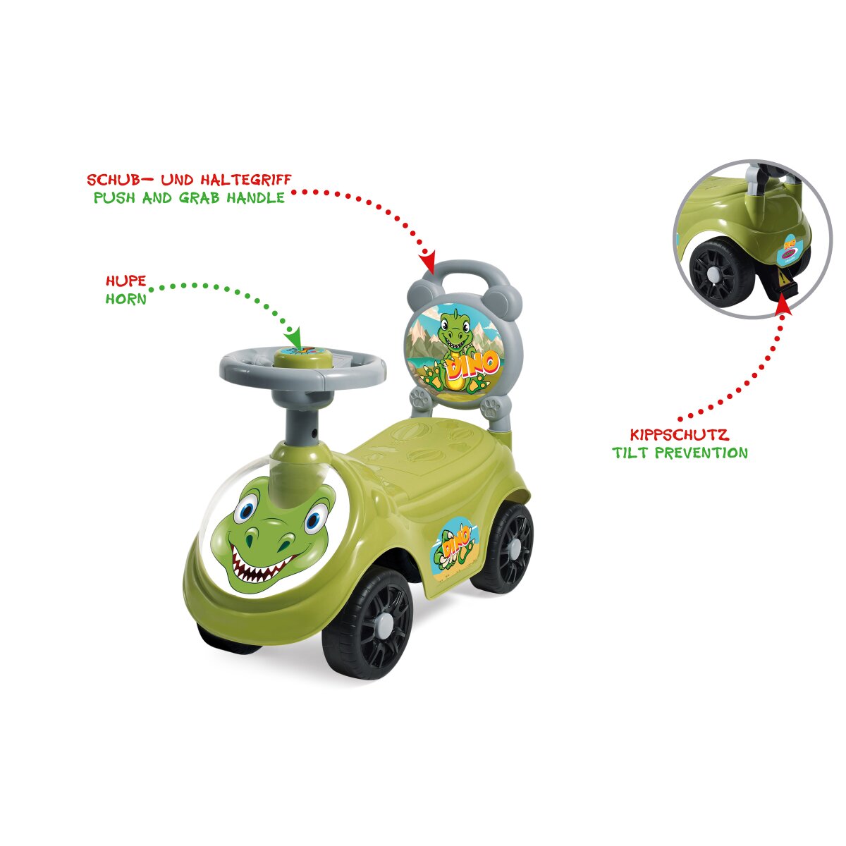 Rutscher Dino 2in1 Rutscher Dino 2in1