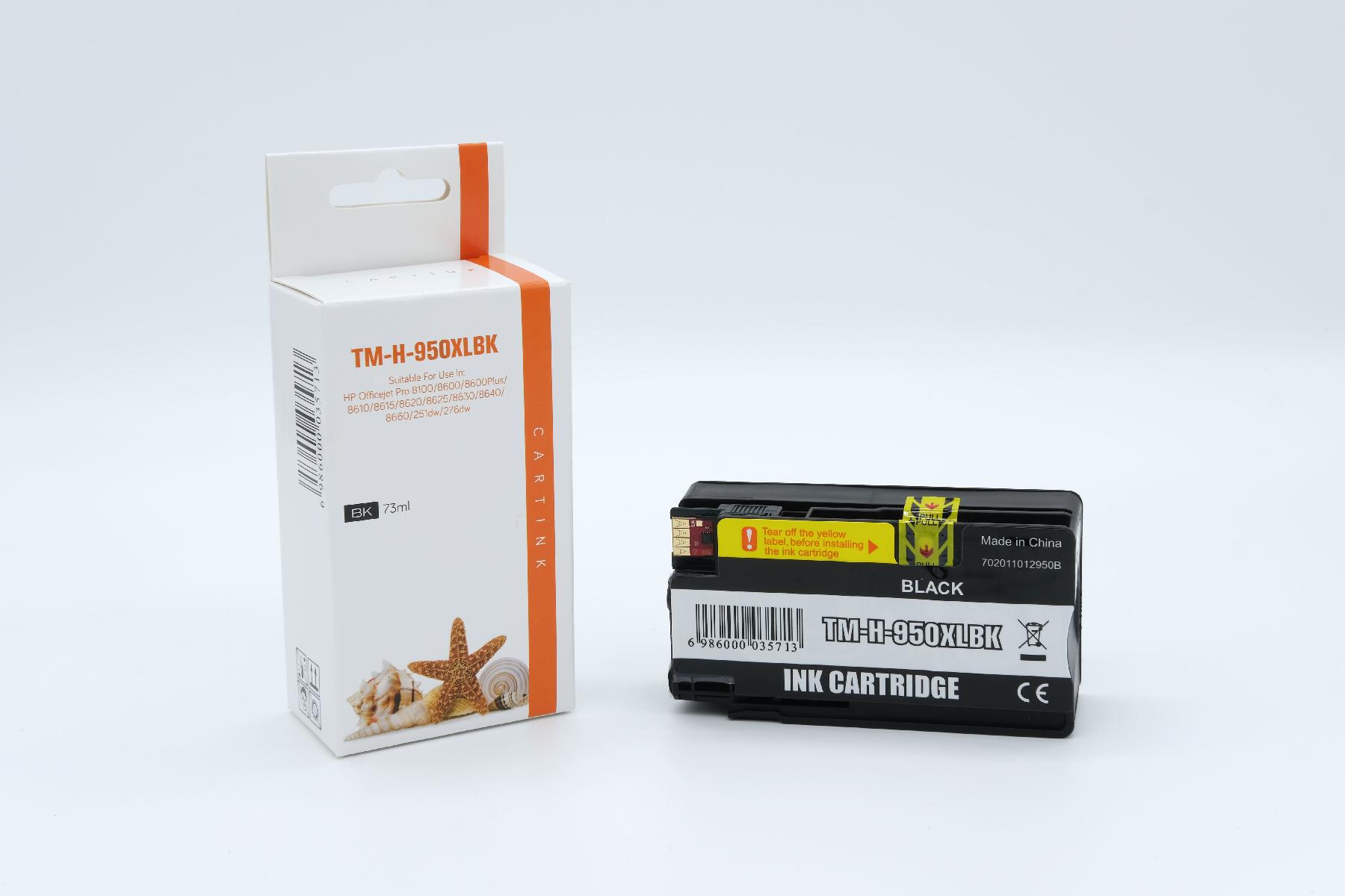 950BKXL Refill Tinte black für HP / CN045AE / 73ml