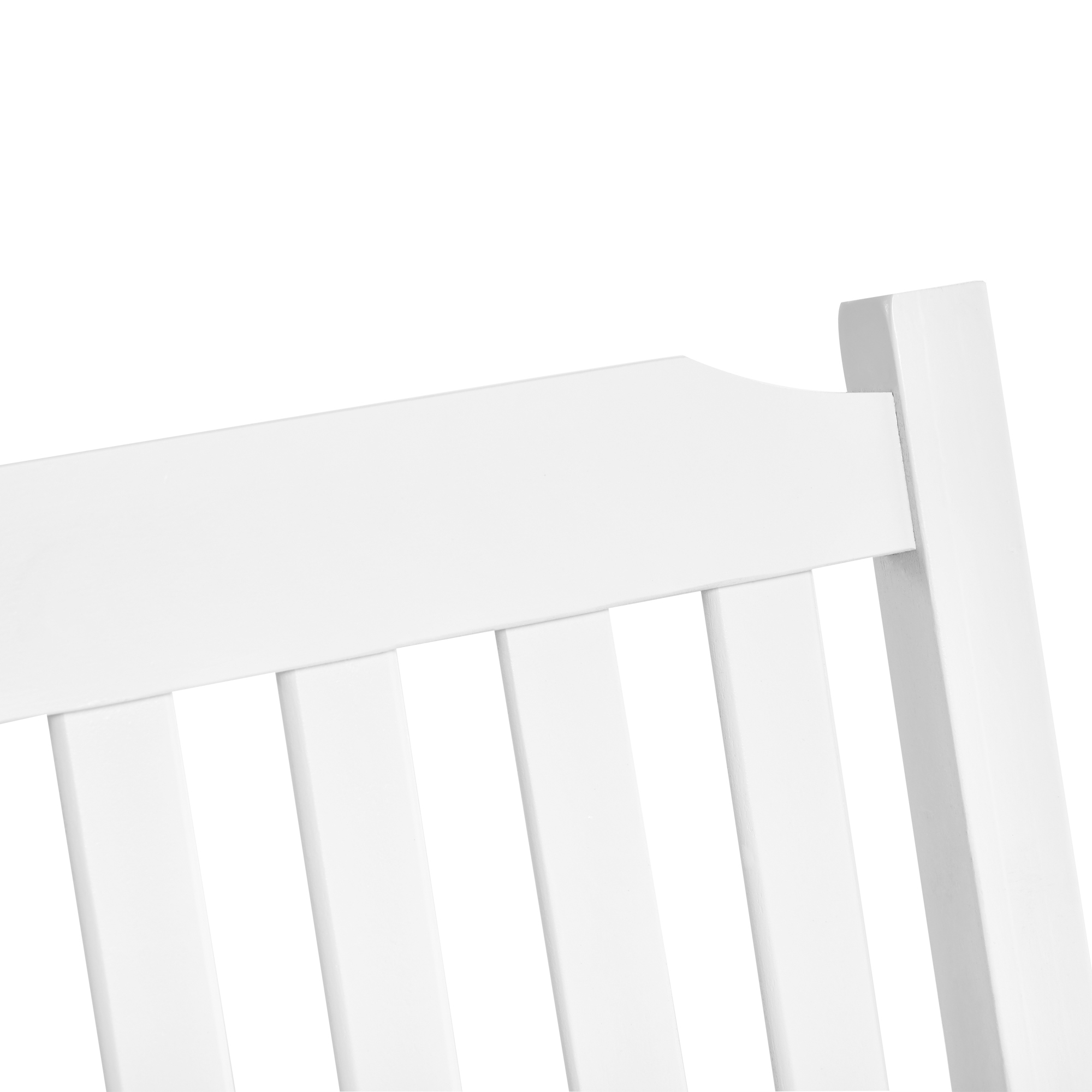 Gartenschaukel für 2 Personen Schaukelbank Hängebank Massivholz Patio Terrasse Hinterhof Weiß 117 x 69 x 60 cm