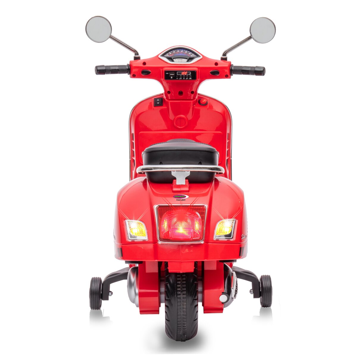 Kindermotorrad Vespa GTS 125 rot Li-Power 12.6