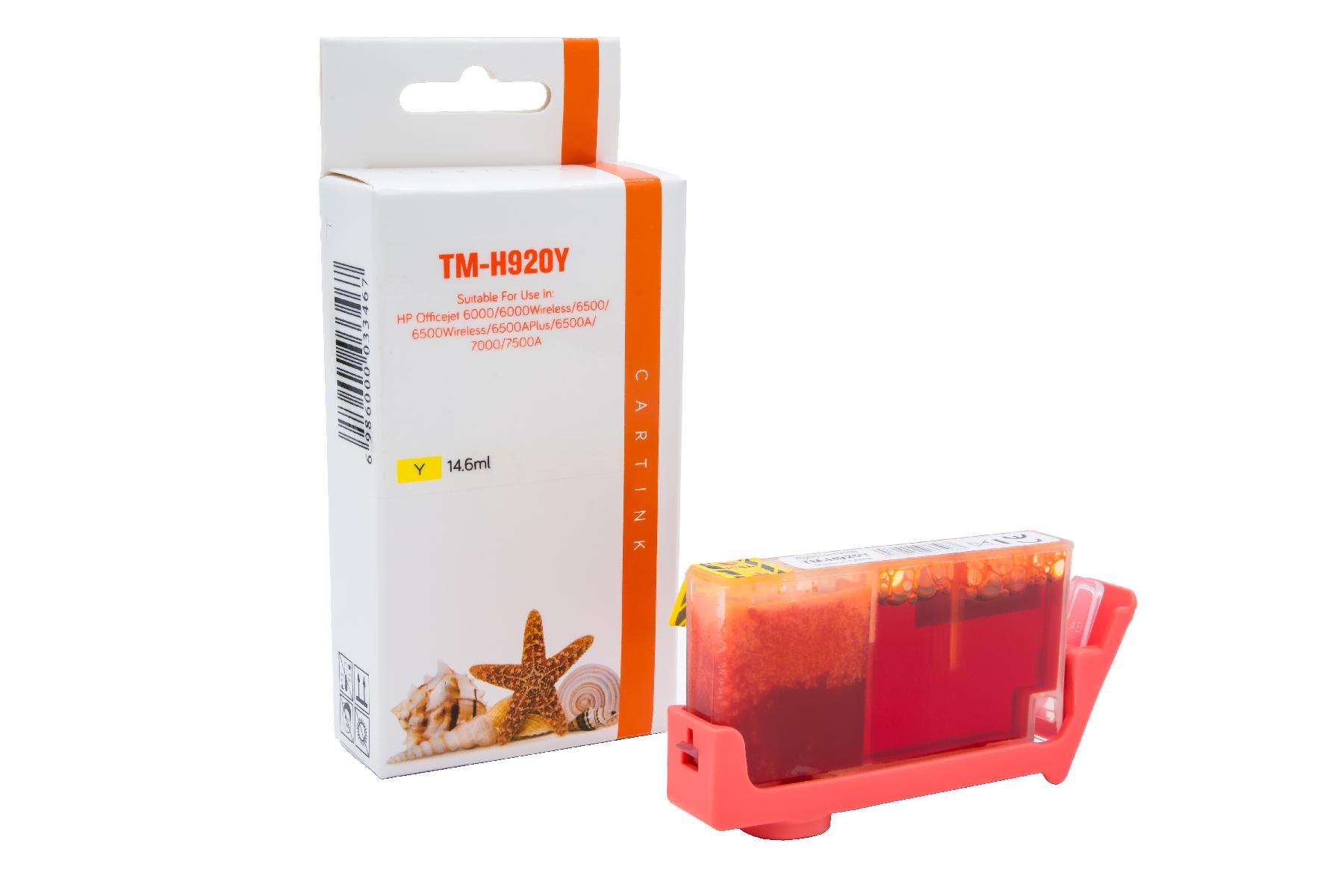 920YXL Refill Tinte yellow für HP / CD974AE / 14,6ml