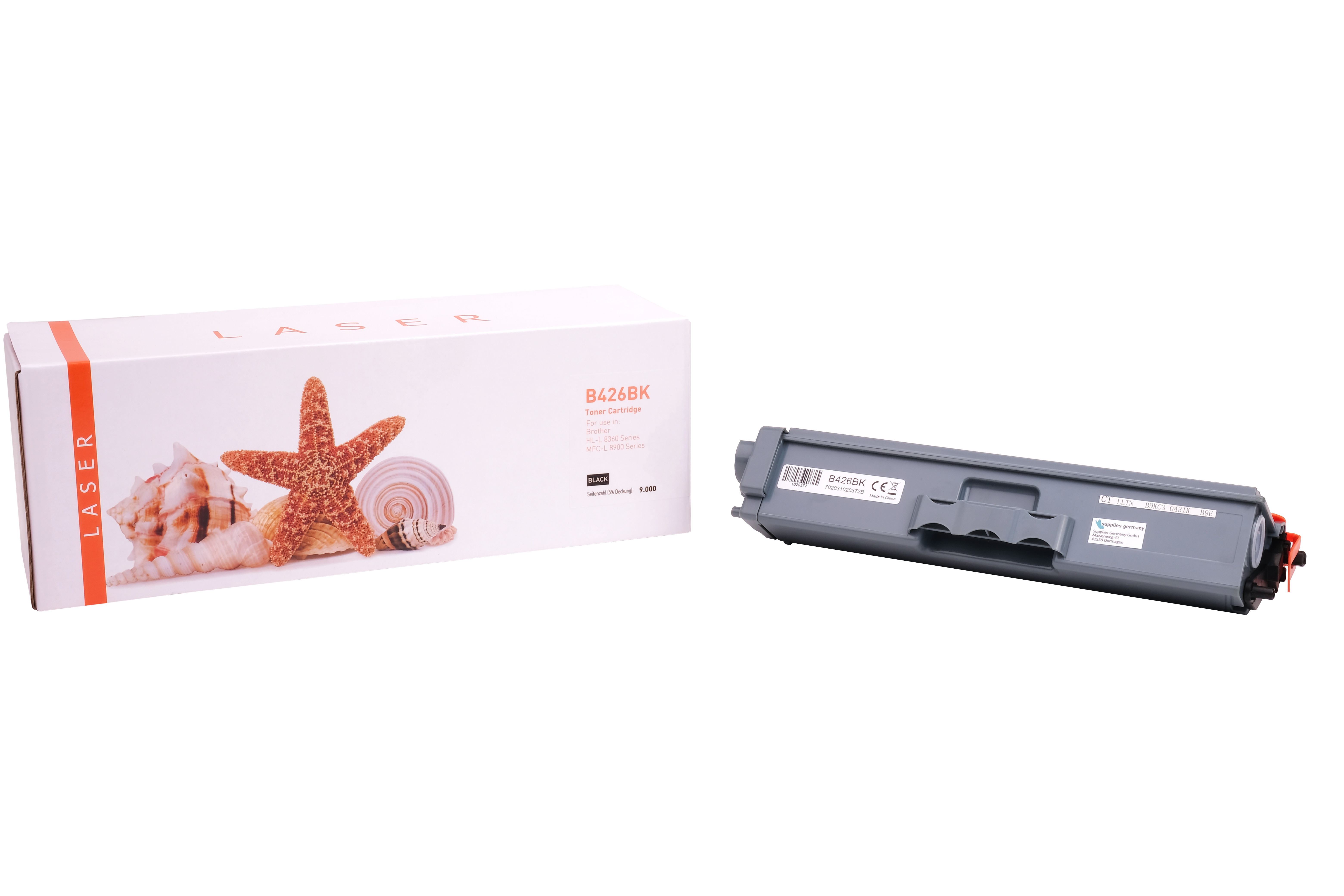 TN426schwarz alternativ Toner schwarz für Brother / TN426schwarz / 9.000 Seiten