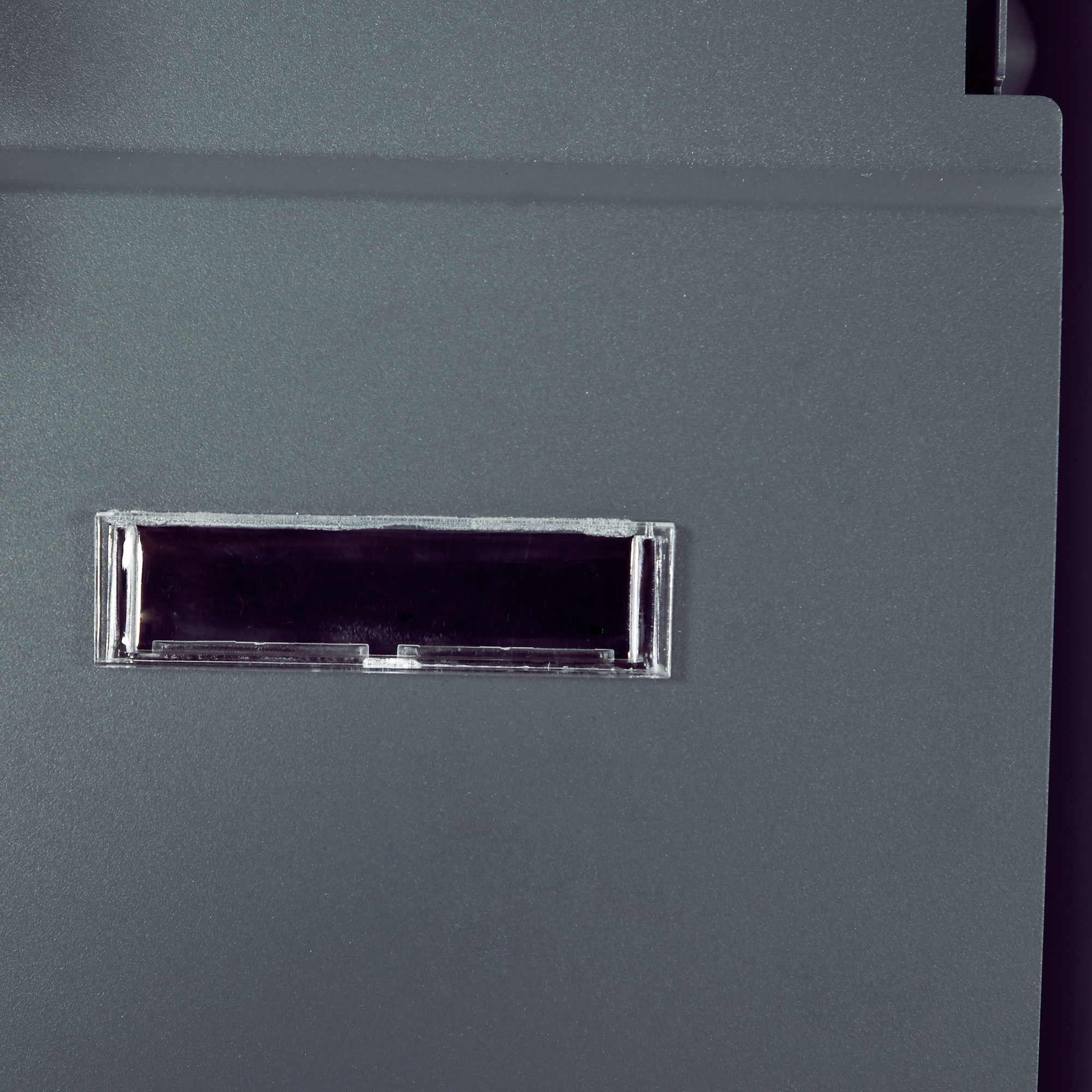 Briefkasten Postkasten, Verriegelung, Standbriefkasten, 2 Schlüssel, Stahl, 44 cm x 15 cm x 114 cm,  Grau