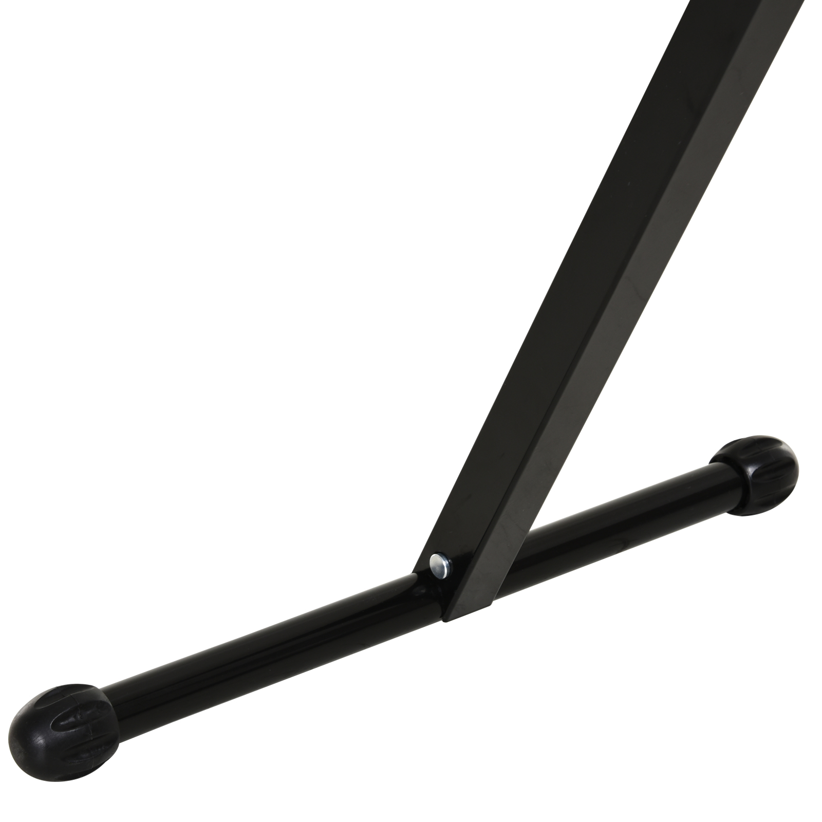 Rollenbock, Rollenauflage, Höhenverstellbares Arbeitsbock, Rollenständer, Hiflsbock, Stützbock, bis 90 kg, Metall, Schwarz, 44 x 50 x 68-110 cm
