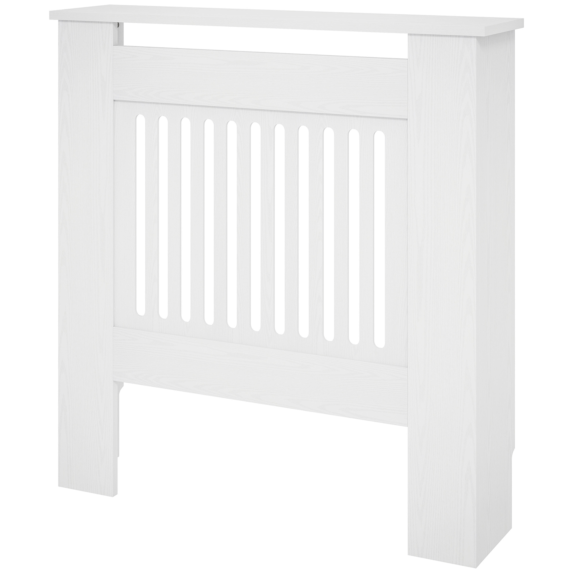 Heizkörperverkleidung, Heizungsabdeckung, 78 x 19 x 81cm, Heizkörper-Abdeckung für Schlafzimmer, Wohnzimmer, MDF, Weiß