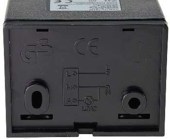 Aufputz Bewegungsmelder "CBM" 180°, IP44, 1-1200W, 3-Draht, schwarz