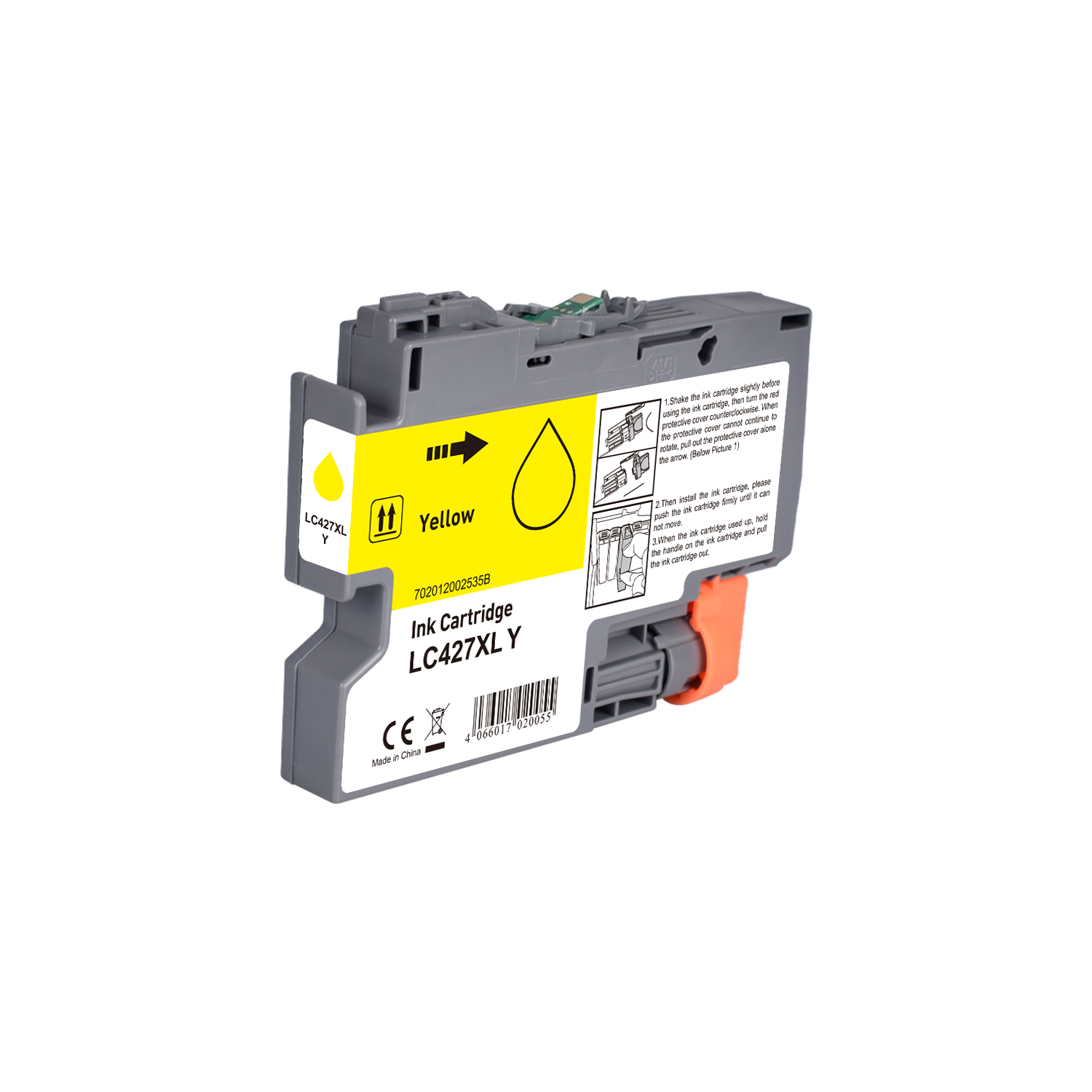 LC427XLY alternativ (Pigment) Tinte yellow für Brother / LC427XLY / 54ml