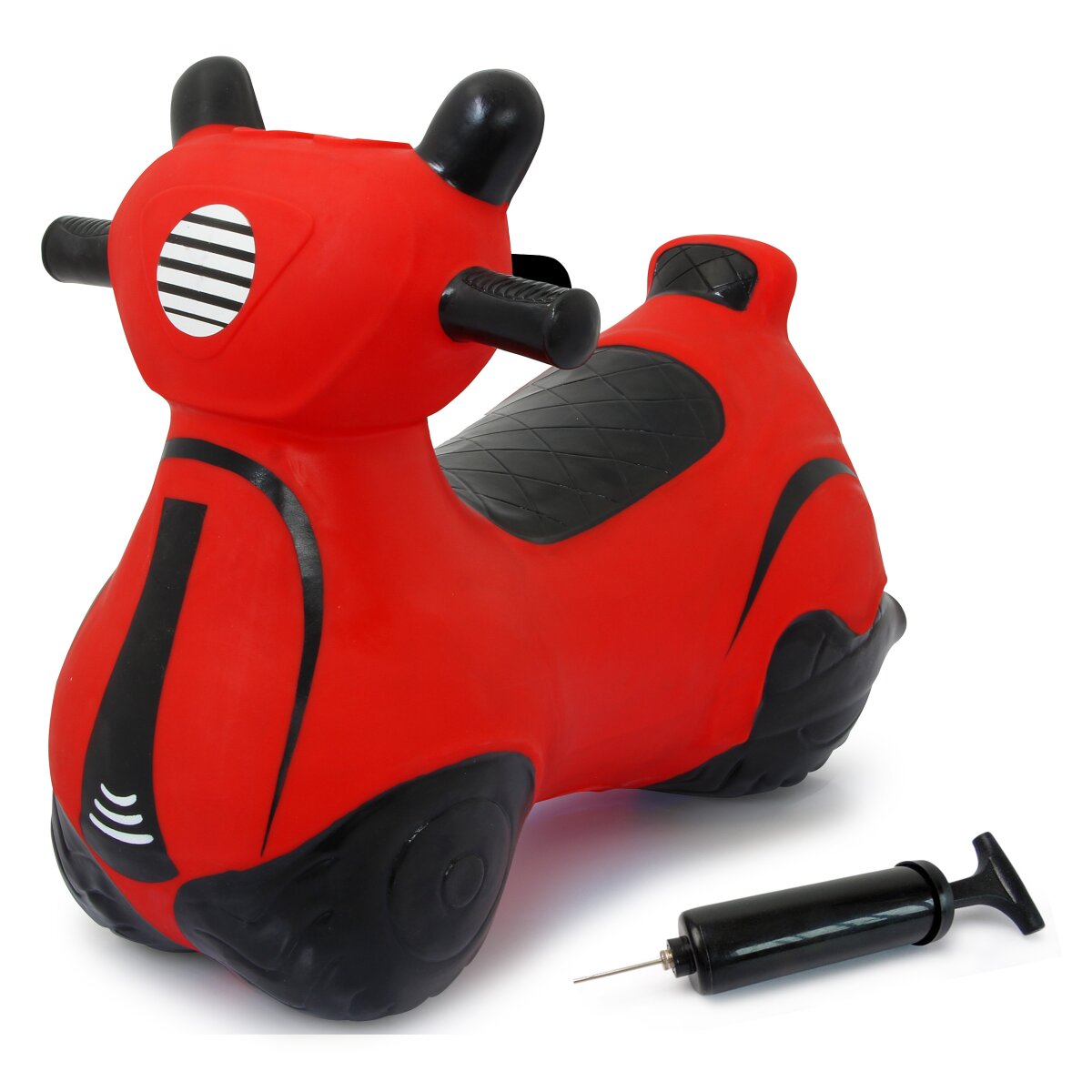 Hüpfroller HoppyDoo rot mit Pumpe