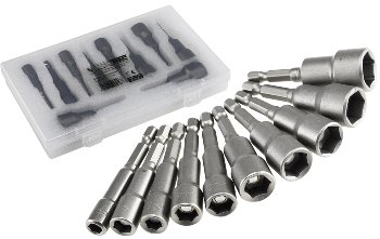 Bitsatz Steckschlüssel MAGNETIC 10-tlg. - 6, 7, 8, 9, 10, 11, 12, 13, 14, 15mm Bitsatz Steckschlüssel MAGNETIC 10-tlg. - 6, 7, 8, 9, 10, 11, 12, 13, 14, 15mm