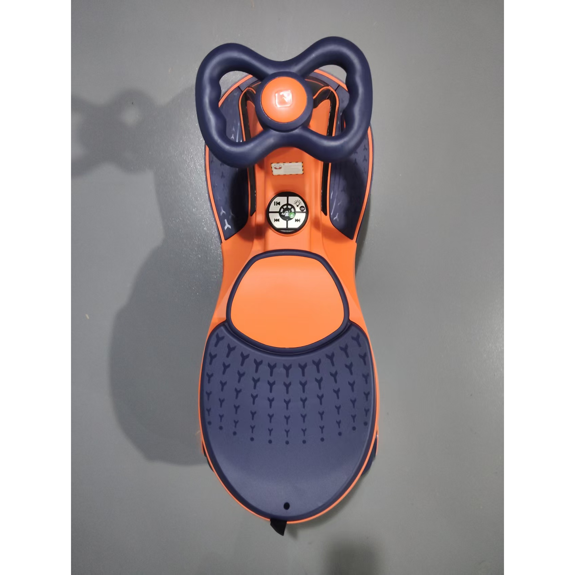 Kinder Elektroauto 12V 2-in-1 Elektrisches Rutschauto mit Lithium-Akku 2 Motoren RGB-Licht Pedal Musik 360° Lenkung