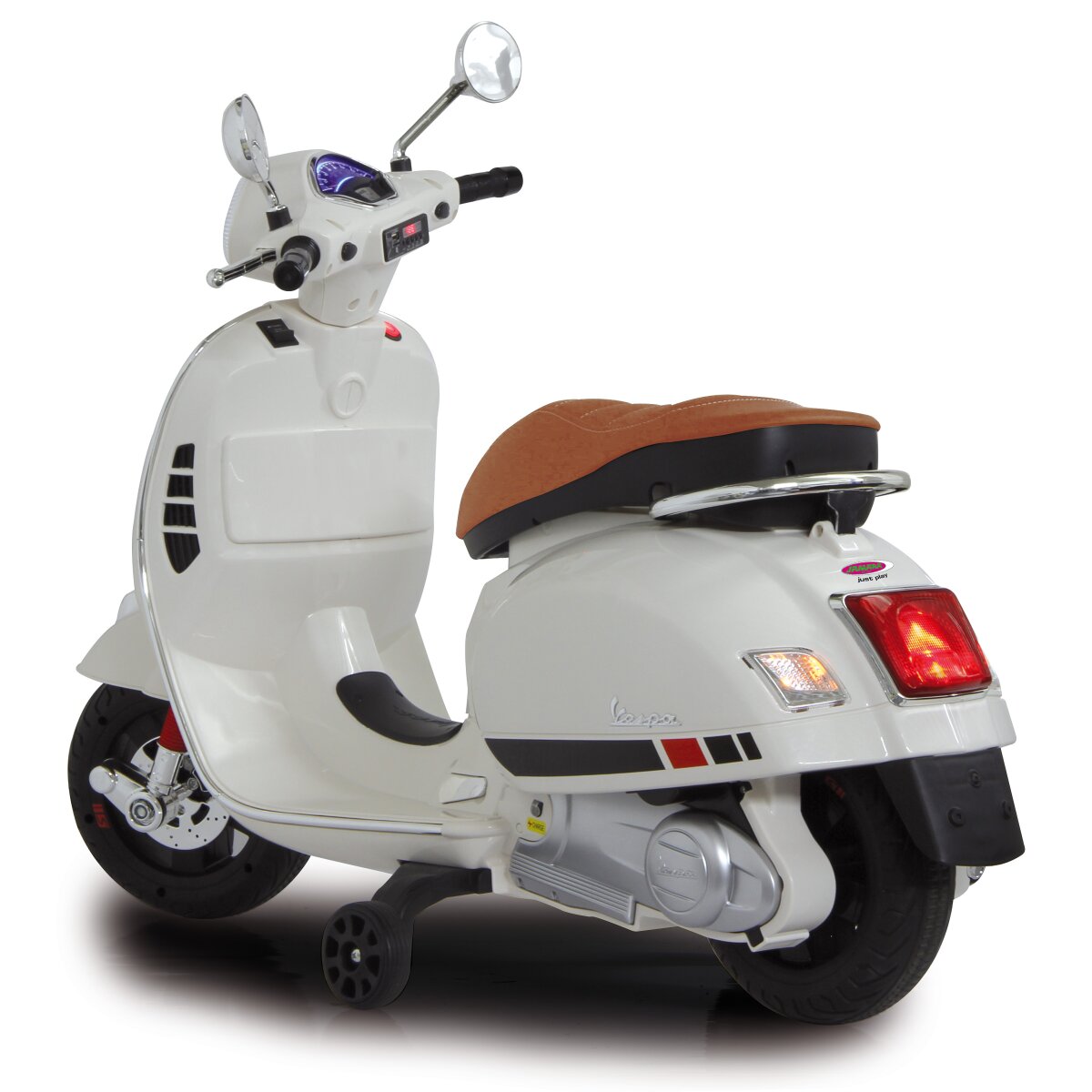 Kindermotorrad Vespa GTS 125 weiß