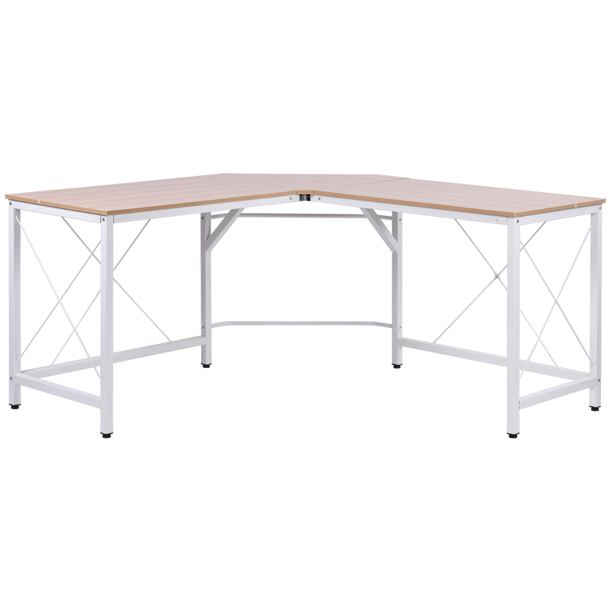 Computertisch Schreibtisch L-Form Arbeitstisch Bürotisch Eckschreibtisch Winkelschreibtisch MDF Natur 150 x 150 x 76 cm Computertisch Schreibtisch L-Form Arbeitstisch Bürotisch Eckschreibtisch Winkelschreibtisch MDF Natur 150 x 150 x 76 cm