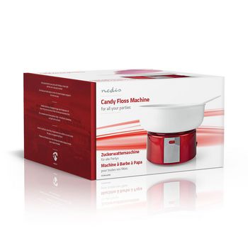 Zuckerwattemaschine | 500 W | rot / weiß