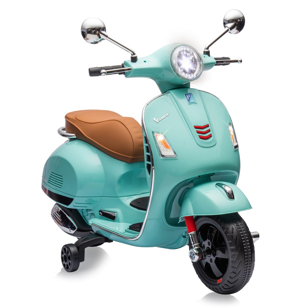 Kindermotorrad Vespa GTS 125 mintgrün Li-Power 12.6