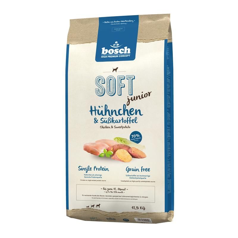 Bosch Soft Junior Hühnchen & Süßkartoffel - 12,5 kg Bosch Soft Junior Hühnchen & Süßkartoffel - 12,5 kg