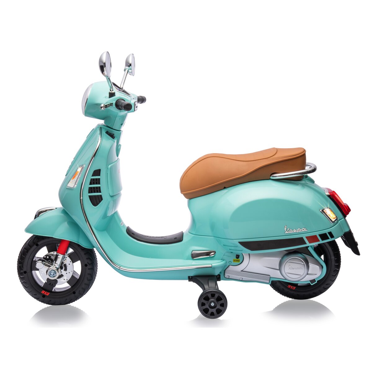 Kinderfahrzeug Vespa GTS 125 mintgrün Li-Power 12.6