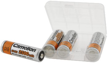 Mignon-Akkus CAMELION Ni-MH, 2500mA - Typ AA, 1,2V, 4er-Pack Mignon-Akkus CAMELION Ni-MH, 2500mA - Typ AA, 1,2V, 4er-Pack