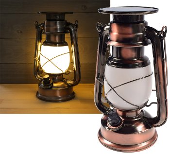 LED Camping Laterne "CT-CL Copper" SOLAR - ØxH 12x23,5cm, warmweiß, dimmbar LED Camping Laterne "CT-CL Copper" SOLAR - ØxH 12x23,5cm, warmweiß, dimmbar