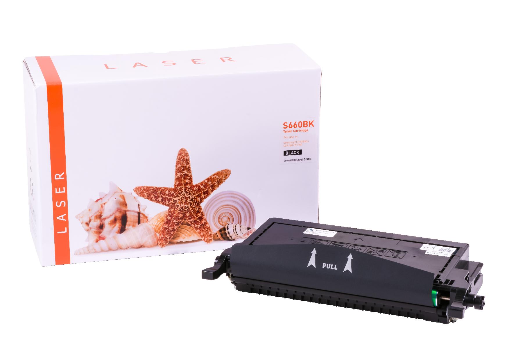 CLP660BK alternativ Toner black Samsung / CLPK 660 B/ELSK / 5.500 Seiten CLP660BK alternativ Toner black Samsung / CLPK 660 B/ELSK / 5.500 Seiten
