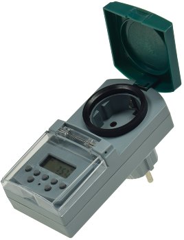 digitale Wochen-Zeitschaltuhr für Außen - 7 Tage, 230V, 1800W digitale Wochen-Zeitschaltuhr für Außen - 7 Tage, 230V, 1800W