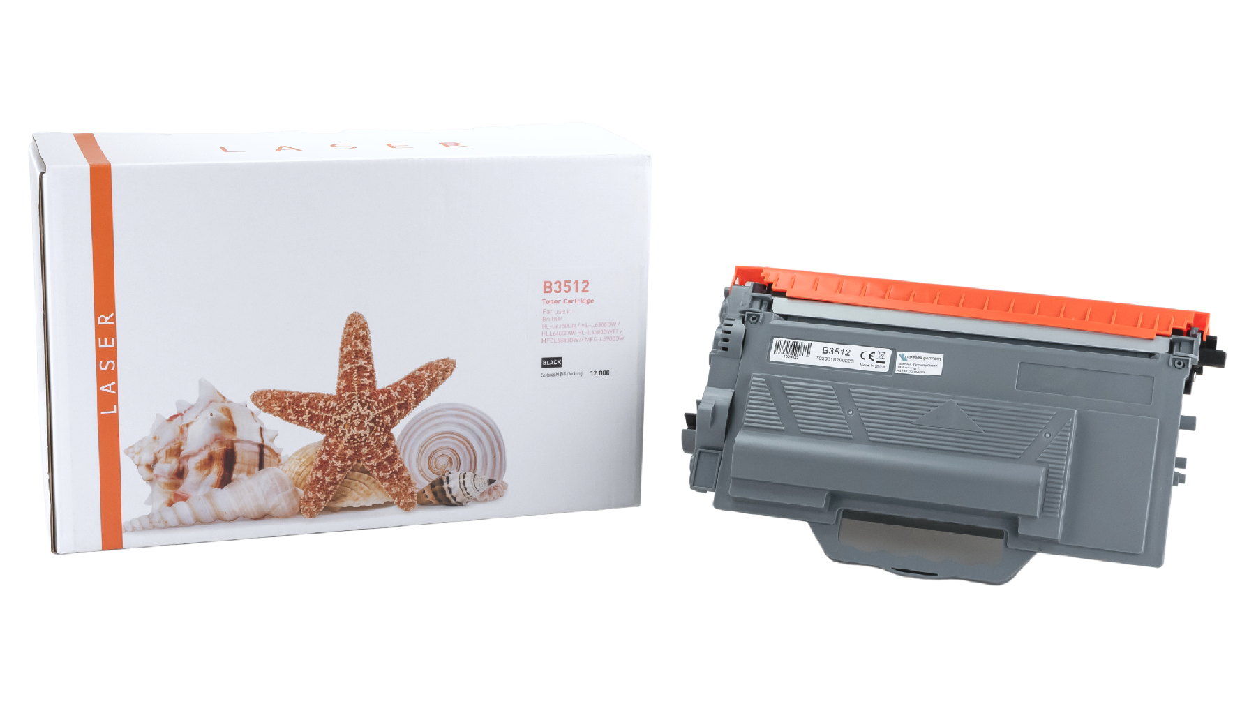 TN3512 alternativ Toner schwarz für Brother  / TN3512 / 12.000 Seiten