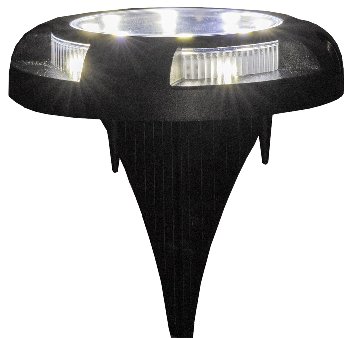 LED Solar Bodenleuchte "SGL604", IP65, 600mAh Akku