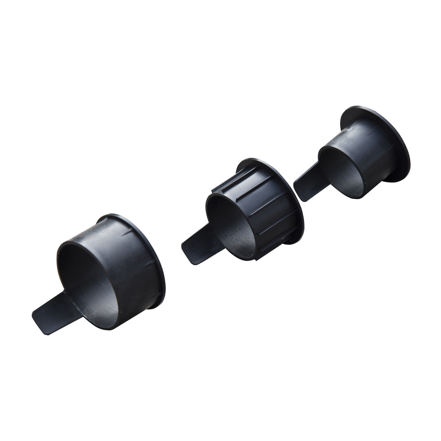 Schirmständer, Sonnenschirmständer, 3 Adapter, verstellbar, Zement, 25 kg, Schwarz