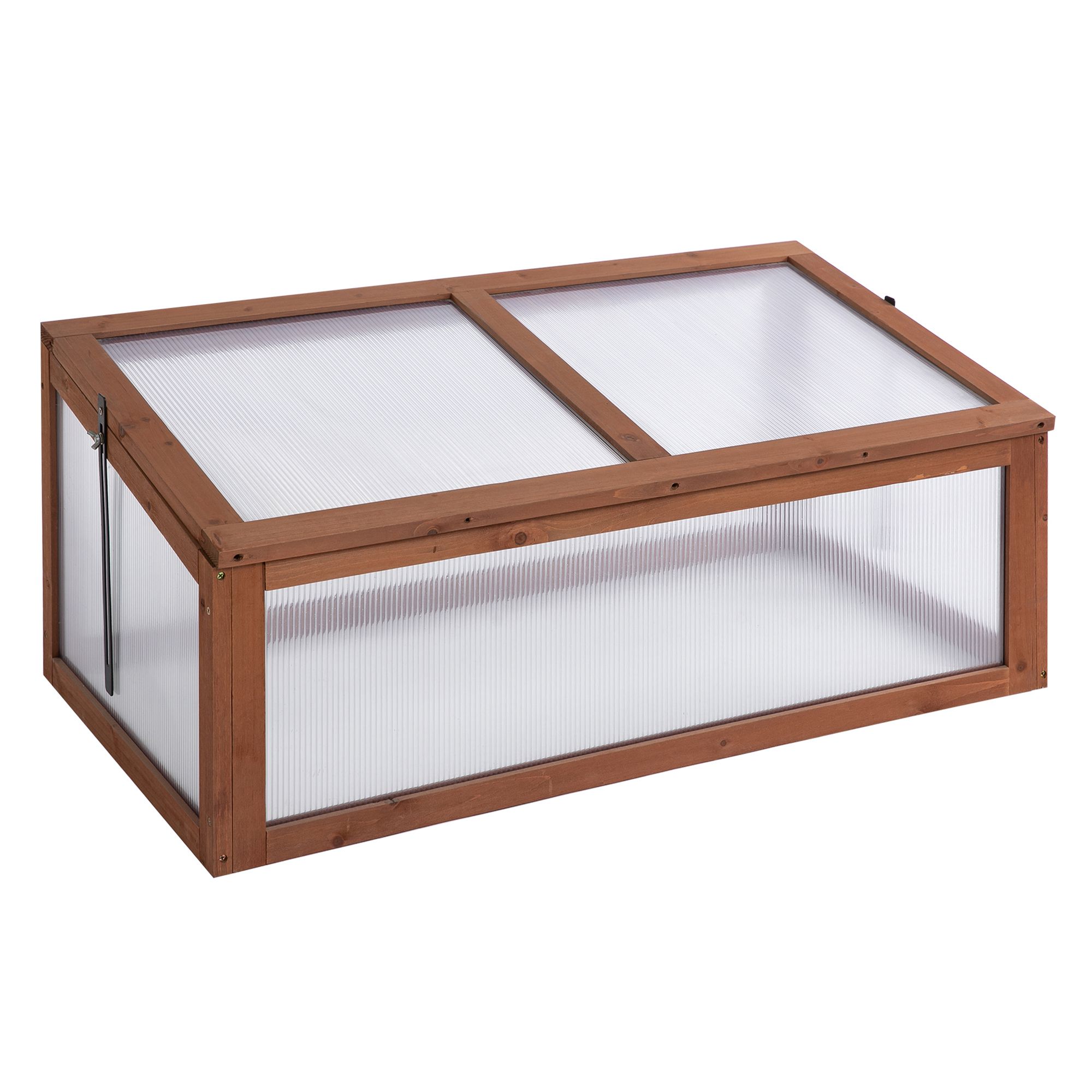 Mini-Gewächshaus, Kleines Gewächshaus für den Garten, mit PC-Platten, Gute Lichtdurchlässigkeit, 100L x 65B x 40H cm