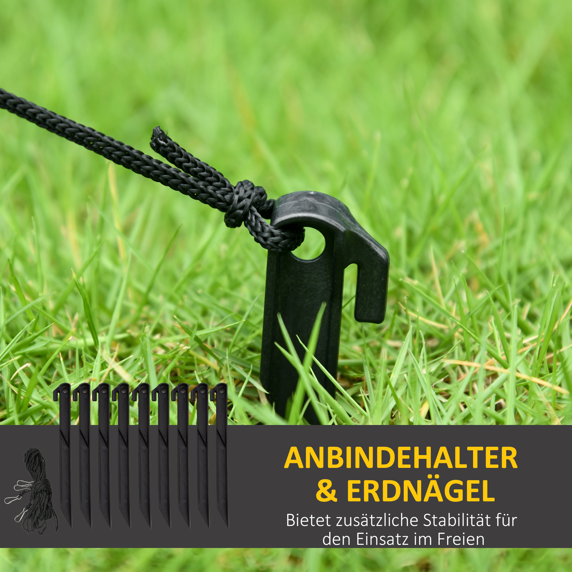 Weihnachtsmann mit Schlitten & Rentier, aufblasbar, weiße LED-Beleuchtung, 210 x 80 x 140 cm