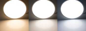 LED Deckenleuchte "Santano CCT 42" IP54, Ø 42cm, 24W, CCT 3000-6000k