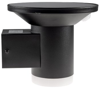 LED Solar Wandleuchte "SWL-AS500", IP44, warmweiß 3000K, PIR Sensor